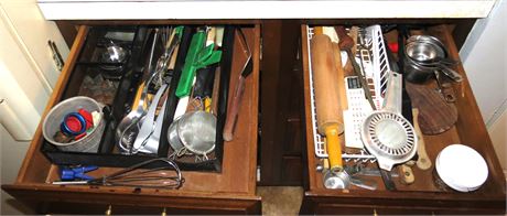 Kitchen Utensils Drawers Cleanout