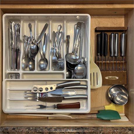 Flatware Drawer Contents