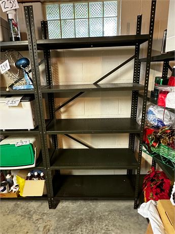 3 Metal Shelving Units