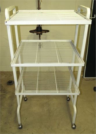 Rolling Metal Shelf