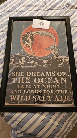 Mermaid Art Poster