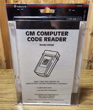 GM Computer Code Reader