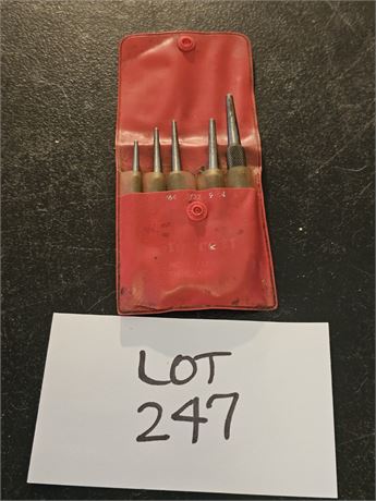 Starrett Drive Pin Punch Set