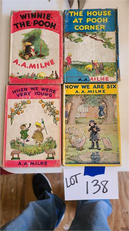 50's Winnie the Poo Hard Cover A.A. Milne & Other Milne Books