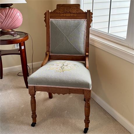 Antique Victorian Eastlake Parlor Chair