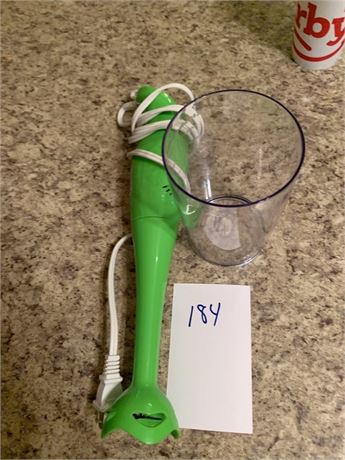 Lime Green Handheld Blender/Mixer