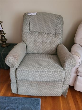 LaZBoy Sage Green Rocker Recliner