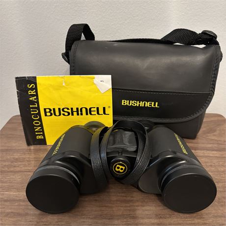 Like New Bushnell Binoculars (1991 Bausch & Lomb Inc.) - Powerview 7x35 WA