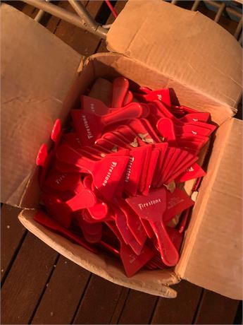 Vintage Firestone Advertising ice Scraper Lot