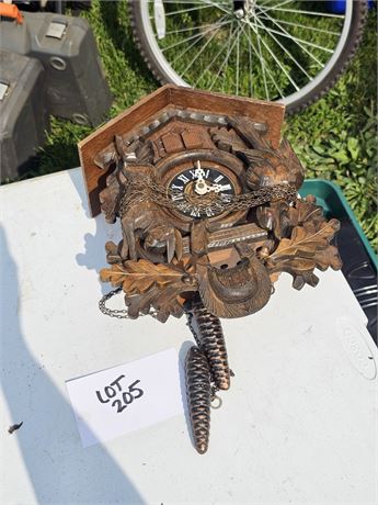 German Wood Cuckoo Clock