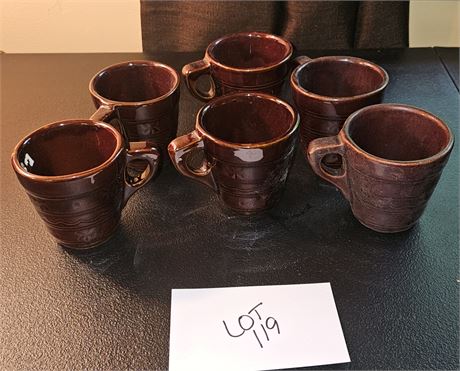 Mar-Crest Coffee Cups x6