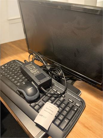 HP Compaq Elite 8300 Ultra-Slim Desktop, Insignia Monitor, Logitech Mouse,