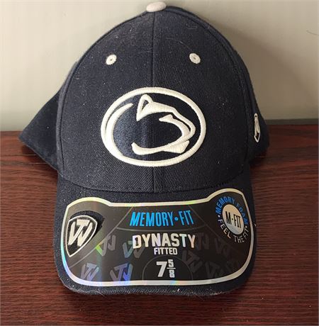 *NEW* Penn State~ Memory Fit  "Dynasty Fitted"  7 5/8 Hat