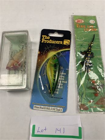 Lure Lot of 3 - Bayou Boogie 6516 - The Producers - King Pin