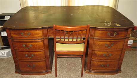 Large Desk & Chairs