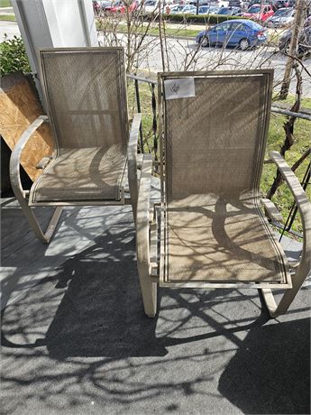(2) Matching Outdoor Chairs