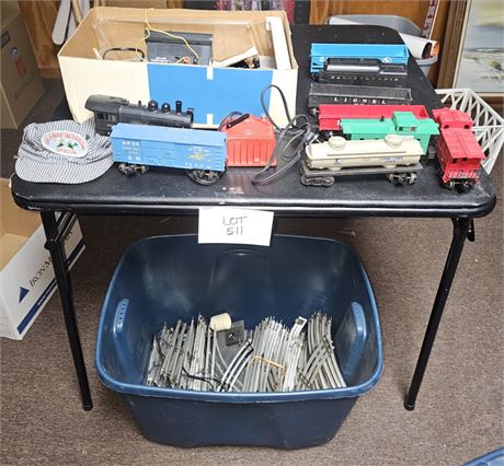 Mixed Trains Lot Lionel- Engines, Cars, Track & More