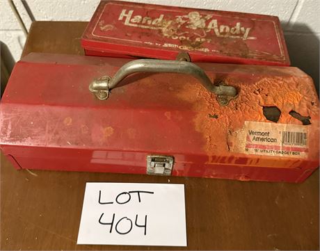 Tool Boxes with Tools Handy Andy