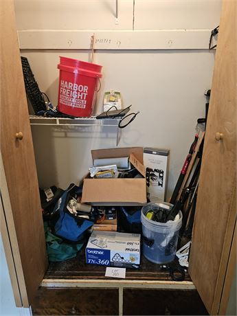 Closet Cleanout- Clubs, Shoe Rack, Brother TN360, Office Supplies & Much More