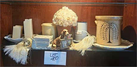 Mixed Home Decor – Candles, Light, Pottery, and More