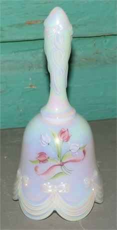 Fenton Hand Painted & Signed Bell
