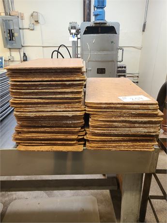 Large Lot of Waxed Drying Boards