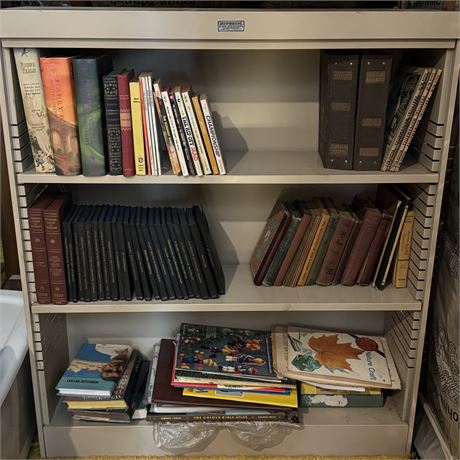 Vintage Republic Steel Co. 3-Tier Bookcase - 36 x 12.5 x 41.75"T