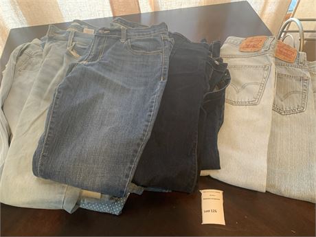 Ladies Jeans Lot - Size 8/29 Levi's 724 High Rise Crop, Levi's 505 Regular Fit