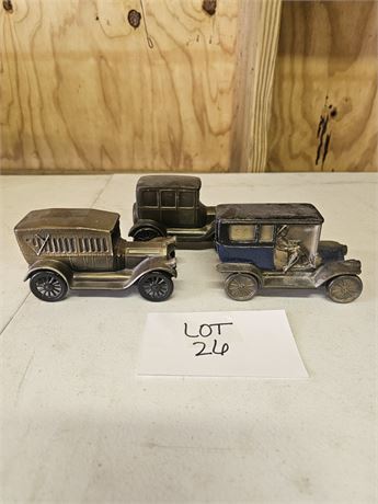 Vintage Mixed Metal Car Banks Size & Style May Vary
