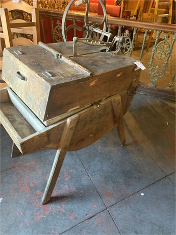 Antique Washing Machine Badger