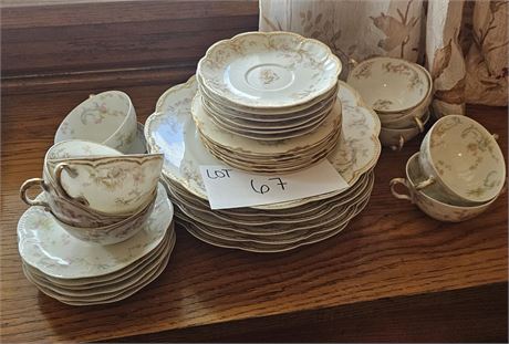 Vintage Haviland Limoges Schleiger 235e China Set - Over 30 Pcs