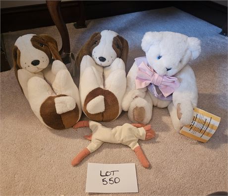 Mixed Plush Toys & Slippers