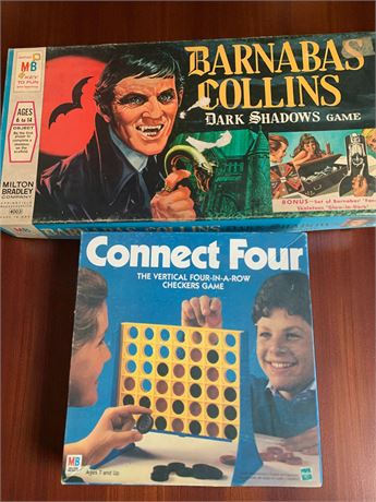 Dark Shadows Barnabas Collins Board Game & Connect Four Board Game