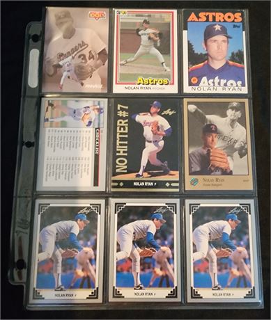 Nolan Ryan Sleeve of Cards