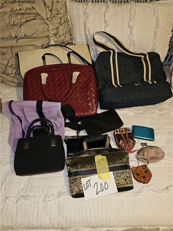 Mixed Purse Lot: Bed-Bath & Beyond/Lucky Brand/Banks & More