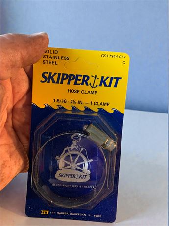 ITT Harper Skipper Kit Solid Stainless Steel Hose Clamps & More - 1 Case
