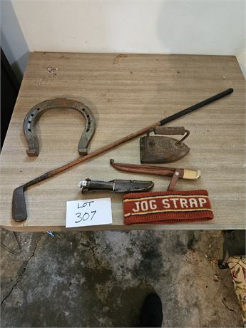 Marttini Fishing Knife, Craftsman Hunting Knife, Wood Golf Club & More