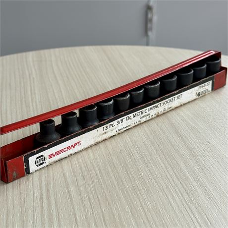 Napa Evercraft 3/8" Drive Metric Impact Socket Set - 11 Piece