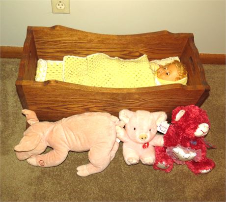 Doll Cradle, Doll, Stuffed Animals