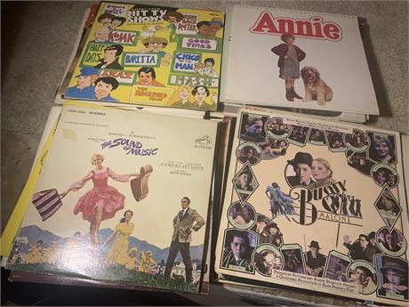 Musical Record Lot - Sound of Music, Annie, The Sting, The Music Man & More