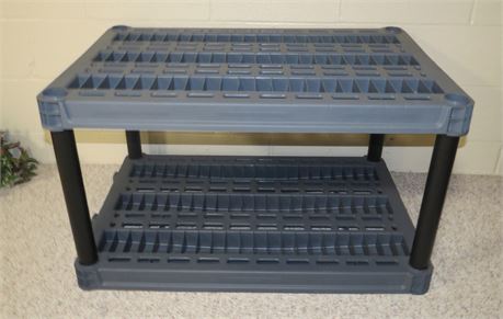 2 Shelf Plastic Shelf