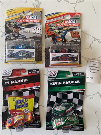 NASCAR Authentics Cars Featuring Jimmie Johnson, Dale Earnhardt Jr, Ty Majeski
