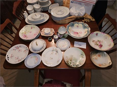 Mixed China Bowls / Plates & More: Transferware/Bavaria/Japan/Noritake & More