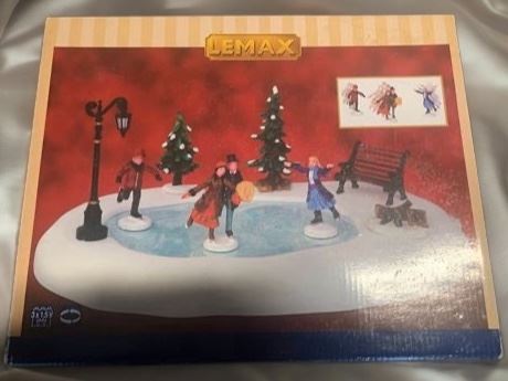 Lemax Caddington Village "Winter Skating" Animated Table Accents 94024 From 2009