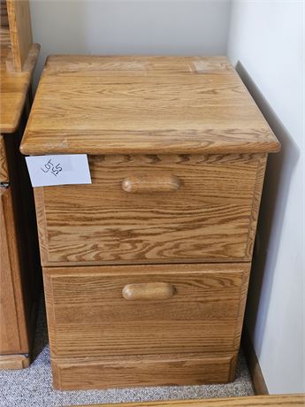 Wood File Cabinet