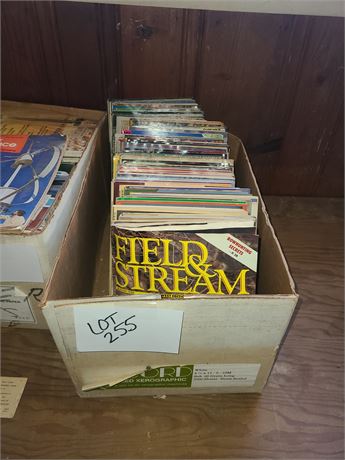 Large Box of Field & Stream Magazines