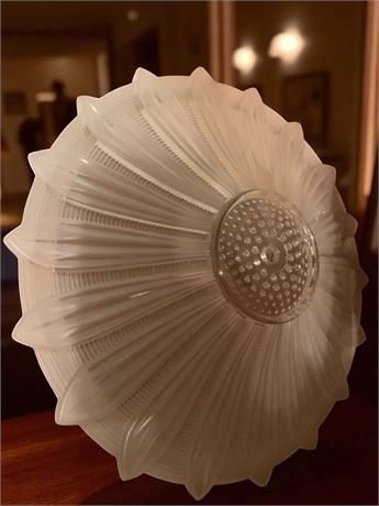 Art Deco Schoolhouse Style Frosted Glass Ceiling Light Fixture Shades