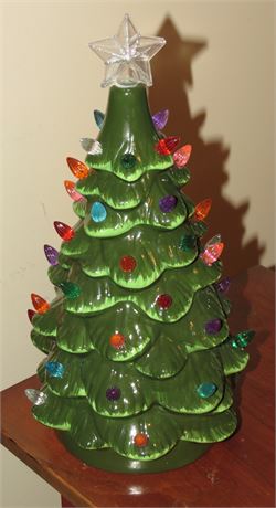 Ceramic Christmas Tree Top Only