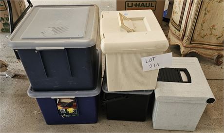 Mixed File Folder & Storage Plastic Boxes
