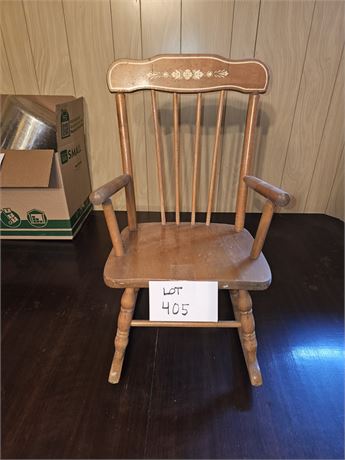 Childs Wood Rocking Chair